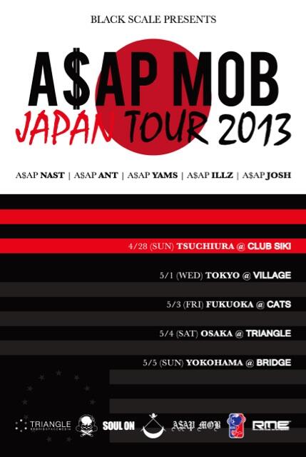 ASAP Mob Black Scale Japan Tour